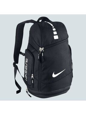Nike Elite Backpack Black Large Gym Shoe Compartment + Insulated Cooler Pocket